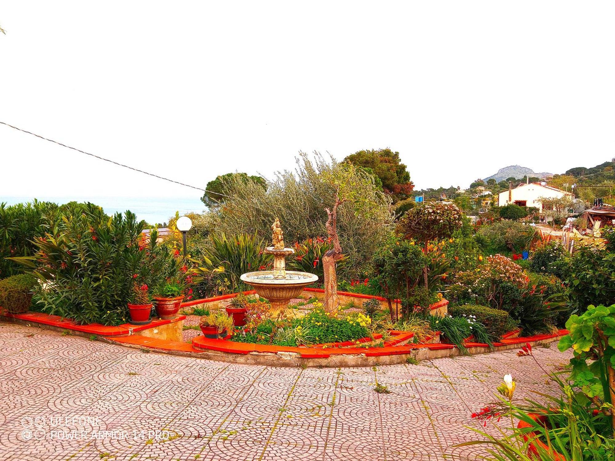 Stanza In Villa Con Giardino Vista Mare Cefalù Exterior foto