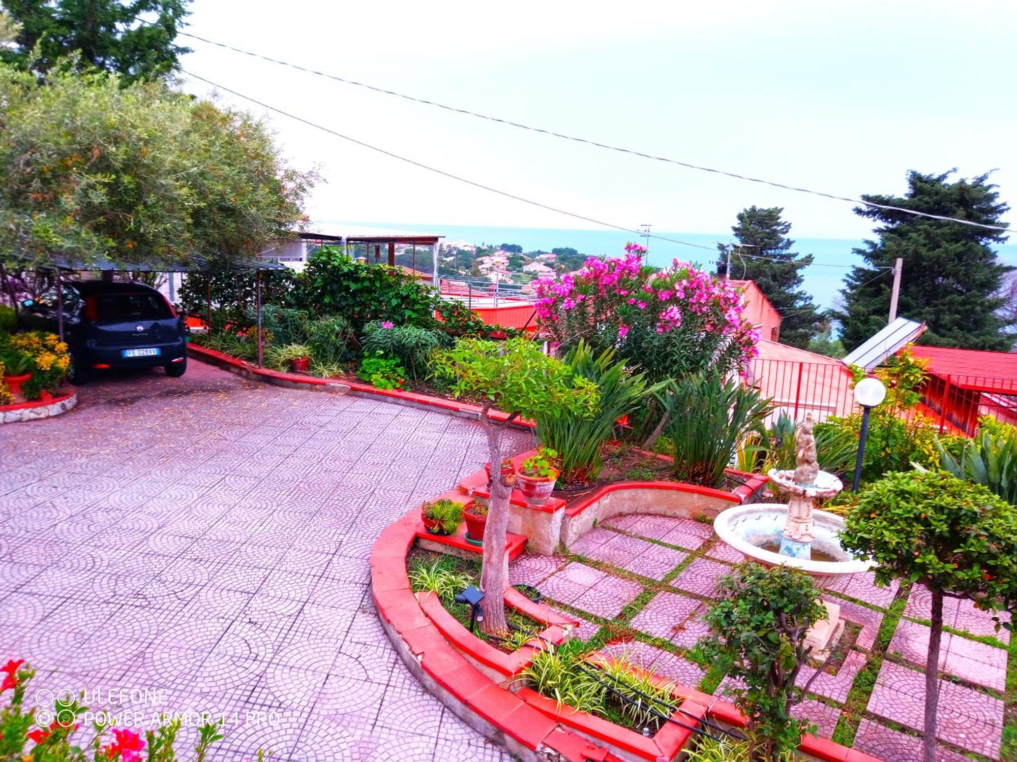 Stanza In Villa Con Giardino Vista Mare Cefalù Exterior foto